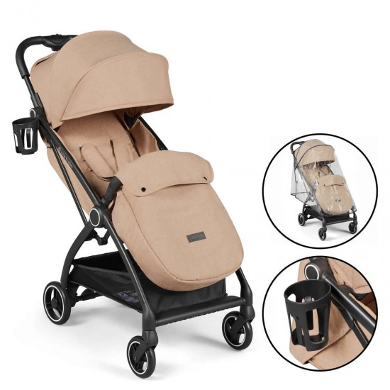 Ickle Bubba Aries Max Autofold Stroller Biscuit